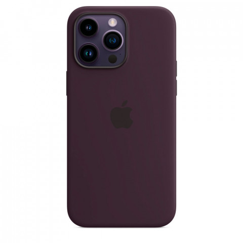 Чохол LUX Silicone Case для iPhone 14 Pro Max Elderberry with MagSafe